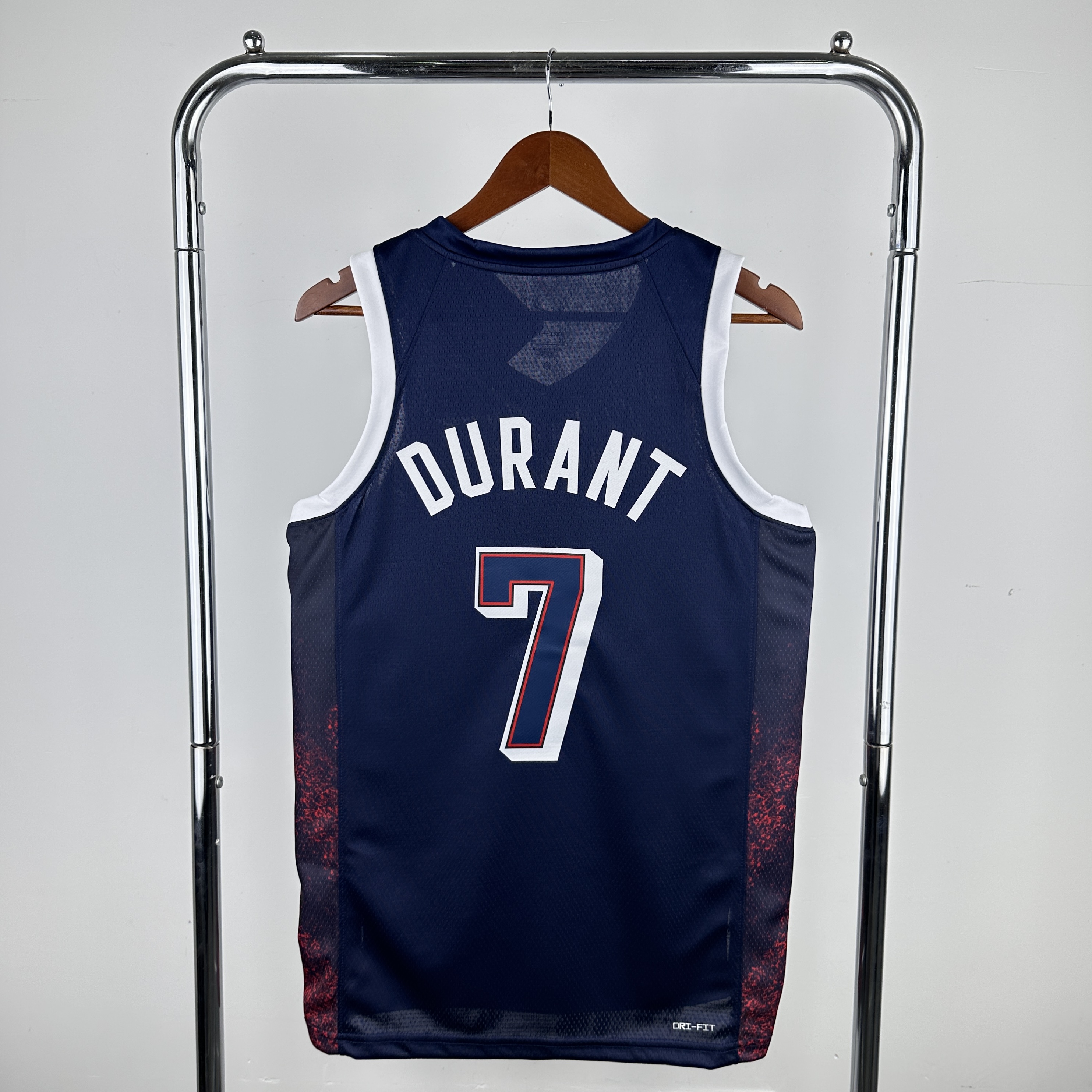 2024 Olympic USA 7 Durant Blue Nike NBA Jersey